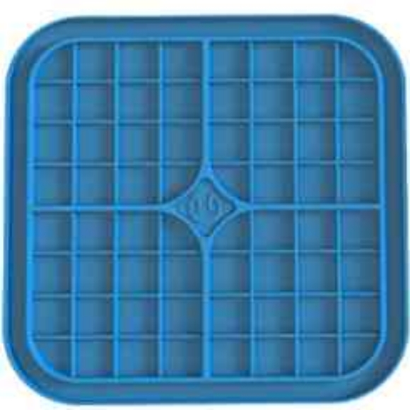 3 Pet Zone Boredom Busters Delight Blue Slow Feeder Licking Mat Stress Cat Dog - Picture 8 of 9
